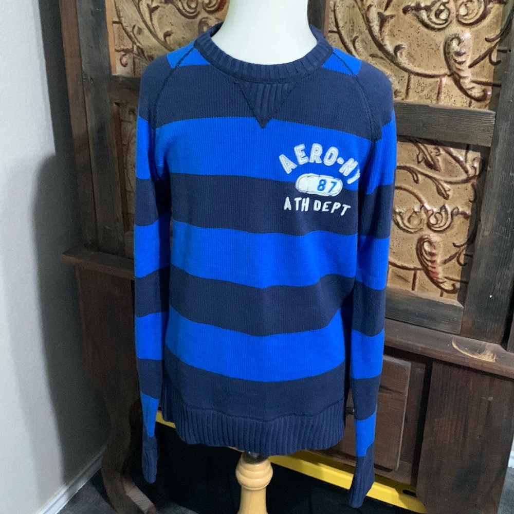 Aeropostale Mens Sweater Blue (Size:M) (NWT)